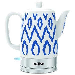 Chaleira Elétrica 1.5L de Cerâmica, 1500W, Branca, 110v, BELLA 17385, Branco