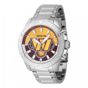 Relógio Masculino Invicta NFL Washington Commanders 45mm, Aço ZG47947