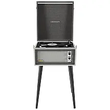 Vitrola Toca-Discos Portátil Dansette Bermuda Bluetooth In/Out com Aux-in, CR6233F-BK Crosley