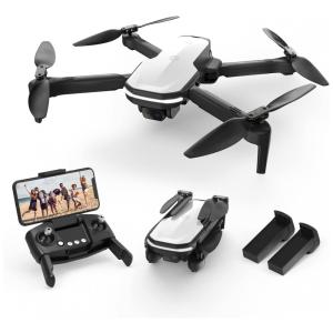 Drone com Câmera HD Ajustável, Wifi, Auto Retorno e 2 Baterias, Holy Stone HS280, Branco