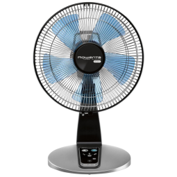 Ventilador de Mesa VU2660 Portátil com 5 Vel e Controle Remoto 1500W, 110vV ROWENTA 1830006169, Cinza