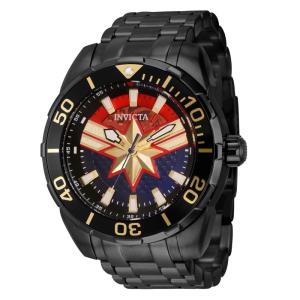 Relgio masculino Marvel Capito Marvel Automtico - 50mm. Preto 43057