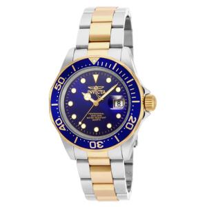 Relógio Masculino Pro Diver, Invicta 17057, Prata, Dourado e Azul