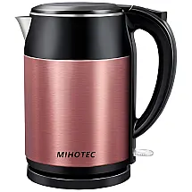 Chaleira Elétrica 1.8L, Aço Inoxidável, com Desligamento Automático, 1100W, 110v, MIHOTEC XH W171, Rosa