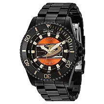 Relgio Masculino Invicta NHL Anaheim Ducks Preto - 47mm, Modelo ZG-42257.
