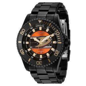 Relgio Masculino Invicta NHL Anaheim Ducks Preto - 47mm, Modelo ZG-42257.