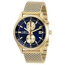 Relgio masculino Invicta Pro Diver - 43 mm, dourado e profissional