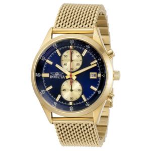 Relgio masculino Invicta Pro Diver - 43 mm, dourado e profissional