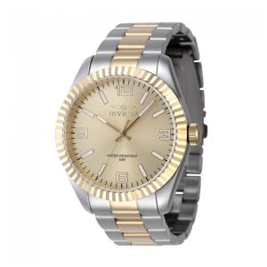 Relógio Invicta Specialty Masculino - 43mm, Ouro e Aço (47457)
