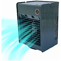 Climatizador de Ar Portátil, 120 Graus Vire Ultra Silencioso, Acampamento, Casa, Viagem, Portátil VERDE, NA