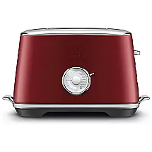 Torradeira Elétrica 2 Fatias com 6 Níveis de Tostagem, 110V 1000W, Breville, Vermelha
