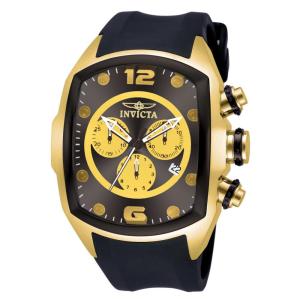 Relógio Masculino de Quartzo Lupah, Invicta ZG 10067, Preto e Dourado