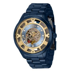 Relgio mecnico masculino Disney Limited Edition Mickey Mouse - 45 mm. Azul 41367