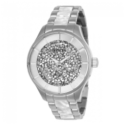 Relógio Feminino Invicta Angel 40mm de Aço Branco 24667