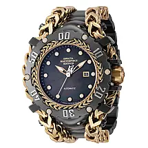 Obra-prima sua Ronda R150 calibre automtico masculino relgio com mostrador madreprola - 58,3 mm. Preto. Ouro 44667