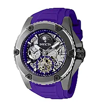 Relgio masculino Akula Automtico Moonphase Dial - 51 mm. Roxo 42767