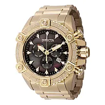 Pro 0,71 quilates diamante suíço Ronda Z60 calibre relógio masculino com mostrador de madrepérola - 56 mm. Ouro 45767