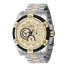 Relógio Bolt Masculino - 52mm. Ouro. Aço 46867