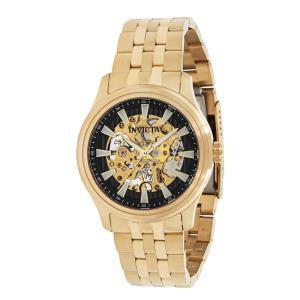 Relgio mecnico vintage masculino - 42 mm. Ouro 37967