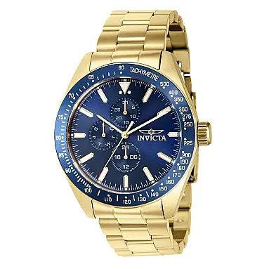 Relgio Masculino Aviador 45mm Ouro