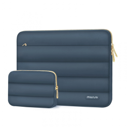 MOSISO Estojo Puffy para Laptop 13-13,3" Compatível com MacBook Air/Pro 13-14, HP, Dell, ASUS, Lenovo, Bolsa Horizontal com Estojo Pequeno
