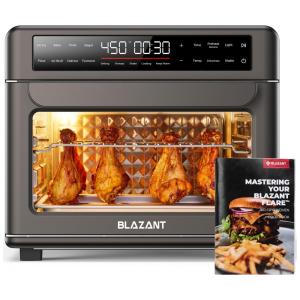 Forno Elétrico de Bancada 26 Litros com Controle Digital, Aço Inoxidável, BLAZANT, 110V, Preto