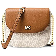 Bolsa Transversal Michael Kors Half Dome em Couro - Estilo e Praticidade
