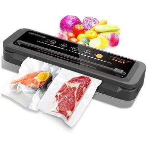 Máquina Seladora a Vácuo para Alimentos Secos e úmidos, 110v, MEGAWISE VS26621, Cinza