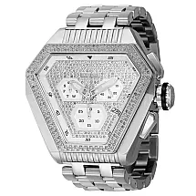 Relógio Masculino Analógico de Quartzo 52mm, Invicta Speedway 19404 Carat Diamond, Prata