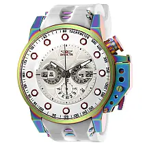 Relgio masculino I-Force - 50 mm. Branco. Iridescente 25277
