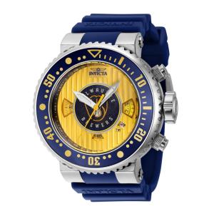 Relgio masculino MLB Milwaukee Brewers - 52 mm. Azul Marinho 42377