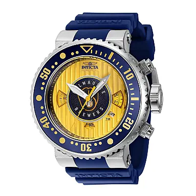 Relgio masculino MLB Milwaukee Brewers
