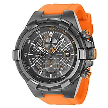 Relgio Masculino Aviador - 50,5mm. Laranja 39377