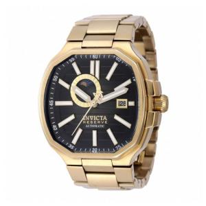Relógio Masculino Automático Invicta Reserve Objet D Art 45mm Ouro 45577