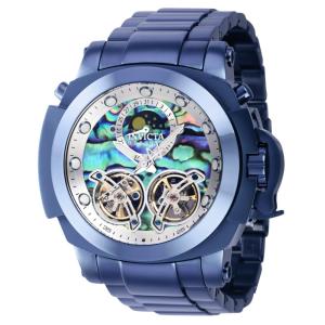 Relógio Masculino Automático Invicta Reserve Man of War com Mostrador Abalone, Azul Escuro 39577