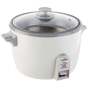 Panela de Arroz Elétrica 2.4L com Função Manter Aquecido, 600W, Branca, 110v, ZOJIRUSHI NHS 18, Branco