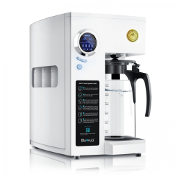 Filtro de Água de Bancada sem Instalação 1,7L com Sistema de Osmose Reversa de 4 Estágios e Filtragem RO, 110V Bluevua RO100ROPOT, Branco