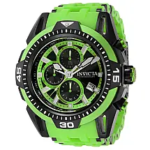 Relógio Masculino Analógico de Quartzo 52mm, Invicta Sea Spider 43777, Verde