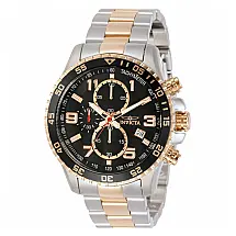 Relógio Masculino Invicta Specialty 45mm em Aço e Ouro Rosa 14877