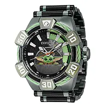 Relgio masculino Star Wars The Child Automtico - 52 mm. Verde. Preto 40977