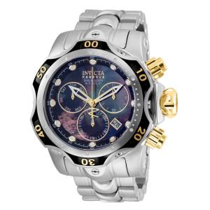 Relógio Masculino Reserve Venom com Mostrador Madrepérola Oyster, Invicta 25977, Prata