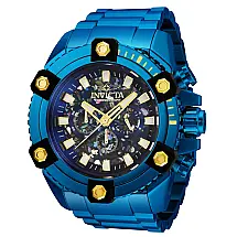Relógio Masculino das Forças da Coalizão com Mostrador Abalone, Invicta 35977, Azul