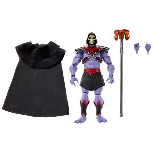 Boneco de Ação Horde Skeletor Colecionável com 30 Articulações, Capa e Troca de Mãos, Masters of the Universe