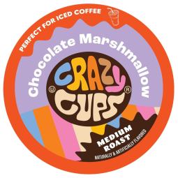 Cápsulas de Café de Marshmallows 22u, CRAZY CUPS, Marrom