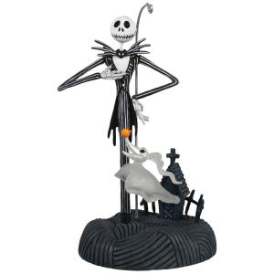 Ornamento Hallmark Keepsake Natal Disney Tim Burton The Nightmare Before Christmas Jack Skellington Luz e Som Interativo