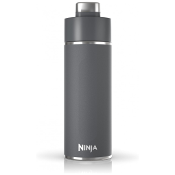 Garrafa Térmica para Água 530mL em Aço Inoxidável, à Prova de Vazamentos, Ninja DW1801GY, Cinza