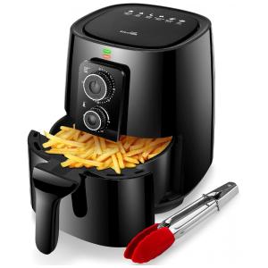 Fritadeira Elétrica Air Fryer 4.5L, com Painel de Controle Digital, 110v, KITCOOK, Preto