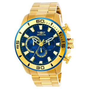 Relógio Masculino Pro Diver, Invicta 22587, Dourado e Azul