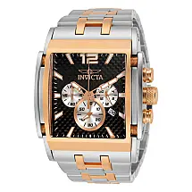 Relógio Masculino Speedway, Invicta 32587, Prata e Ouro Rosa