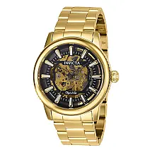 Relógio Masculino Automático Objet D Art, Invicta 7587, Dourado e Preto